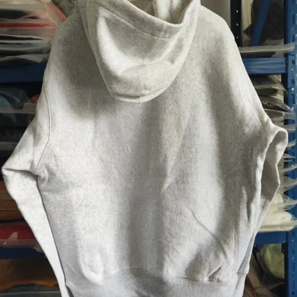 Supreme Light Gray Hoodie with Red Graphic - Picture 2 of 7